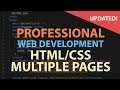 HTML CSS TUTORIAL FOR BEGINNERS - multiple pages