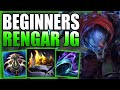 HOW TO SOLO CARRY GAMES WITH RENGAR JUNGLE FOR BEGINNERS IN S14! - Gameplay Guide League of Legends