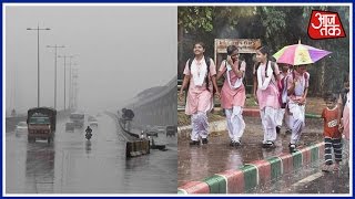 Delhi Rain Temperature Drops In City, Much-Awaited Respite For People Delhi Rain Temperature Drops In City, Much-Awaited Respite For People