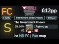 Rektygon | KNOWER - The Government Knows [MOMOHD'S GRID KNOWS] +HR 98.86% FC #2 | 612pp - osu!