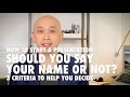 How to start a presentation - Should you say your name?