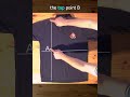 How to fold a t-shirt in UNDER 2 seconds!