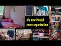 Hostel room organization and tour 😍😍🥰