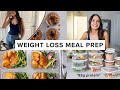 1 hour weight loss meal prep - 93g protein per day + super easy
