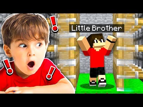 BEST TRAPS TO USE ON YOUR LITTLE BROTHER IN MINECRAFT 