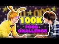100K FOOD CHALLENGE! THE NASTIEST THING I'VE CONSUMED YET! | Henry and Glitchtrap cosplays