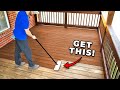 How to Stain a Deck the Easy Way (Best Tools to Refinish)