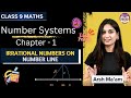 Number Systems L-2 | Irrational Numbers on Number Line | Chapter -1 |  Class 9 Math | CBSE 2024-25