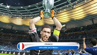 Pes 2016 Uefa Euro 2016 Final France Vs Germany 1-0 Gameplay