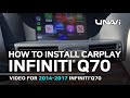 How to Install CARPLAY & ANDROID AUTO in INFINITI Q70 2014, 2015, 2016, 2017