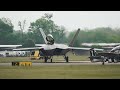 F-22 RAPTOR DEMO || EPIC FIREBALL & INSANE VAPOR || SCOTT AFB AIR SHOW 2023