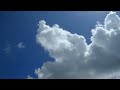 Clouds Timelapse 1 Extended - 1 Hour No Audio 4k Screensaver of Blue Skies and Cumulus