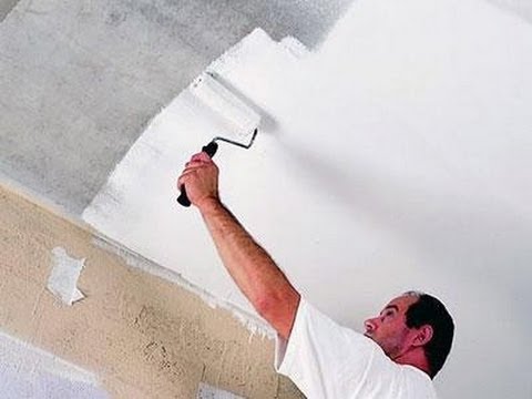 Чем и как побелить потолок Чем и как побелить потолок