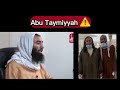 Warning Against Abu Taymiyyah & Knowledge College