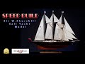 200 Hours to BUILD a wooden sail ship model in 12 minutes. Billing Boats Sir W. Churchill, 1:75