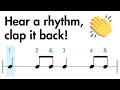 Rhythm Clap Along - Level 1 to 3  (For Beginners/Kids) 👂🎵👏