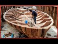 Craftmen Build Massive Wooden Vessel From Scratch | by @ThanhdienNTD