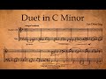 Duet for Clarinet and Tuba in C Minor