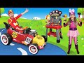 Download Max and Sasha Ride on Mickey Mouse Toy Car & make new Toys mp4 3gp mp3 videos - waplic