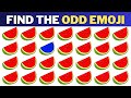 Find the ODD Emoji Out  | Spot the Difference | Emoji Challenge