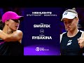 Iga Swiatek vs. Elena Rybakina | 2024 Stuttgart Semifinal | WTA Match Highlights