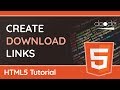 How to Use the 'download' Attribute For Your Websites - HTML5 Tutorial
