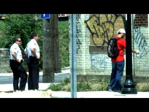 Epic Spray Paint Prank On Cops 