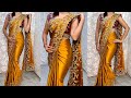 Vichitra Silk|Border Saree kaise Pahne|Vichitra Silk Saree Draping Trick|Beginner's Draping Tutorial