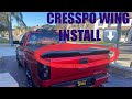 HOW TO INSTALL A CRESSPO WING