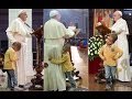 The boy who refused to leave Pope Francis's side