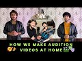 How we make audition videos at home🎬 // this besuri awaaz🎵😂 // IRSHAD MANZOOR