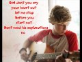 Cody Simpson - Don't cry your heart out [Lyrics]