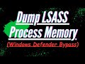 How to Dump LSASS.exe Process Memory with Nanodump BOF - Windows Defender Bypass