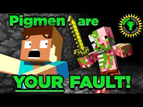 Game Theory The Tragic Story of Minecraft s Zombie Pigmen Piglins 