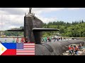 US Navy Ballistic Missile Submarine Arrive in the Philippine Sea