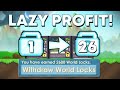 LAZY PROFIT method in Growtopia! How to GET RICH fast in 2023! (EASY DLS)