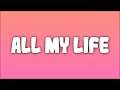 Lil Durk - All My Life ft. J. Cole (Lyrics)  || Music Wilkins