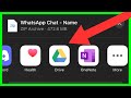 How to Backup WhatsApp Chat Messages to Google Drive on iPhone (NEW UPDATE in 2023)