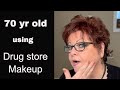 70 yr old using drug store makeup & chat