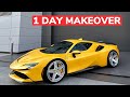 Unbelievable One-Day Ferrari SF90 Makeover!