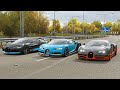 Forza Horizon 4 Drag race: Bugatti Divo vs Chiron vs Veyron SS