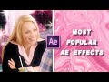 25+ popular ae effects