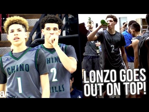 Lonzo Ball s LAST High School Game SAVES State Title & Undefeated Season Chino Hills v De La Salle