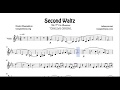 Second Waltz by Shostakovich Sheet Music for Violin