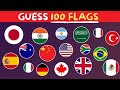 Guess the 100 flags in 3 seconds! | Flag quiz