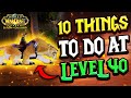 Top 10 Must-Do Things at Level 40 in WoW SoD Phase 2