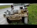 Daimler Ferret Armoured Scout Car vs Catterick Tank Ranges Mud