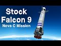 KSP: Realistic STOCK Falcon 9 Moon Mission! (Challenge)