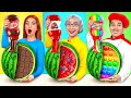 मैं बनाम दादी कुकिंग चैलेंज | शानदार रसोई व्यंजनों Jelly DO Challenge