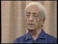 On the difference between observing and thinking about oneself | J. Krishnamurti
